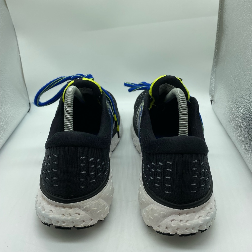 BROOKS GLYCERIN 16 MENS RUNNING SHOES (D) Size 8.5 black/neon/blue